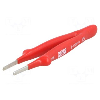 Tweezers | 150mm | Blade tip shape: round | for electricians