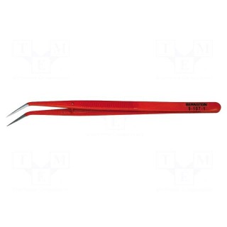 Tweezers | 150mm | Blades: curved | Blade tip shape: sharp | universal
