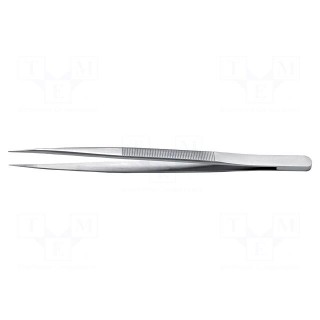 Tweezers | 150mm | Blades: narrow | Blade tip shape: flat | universal
