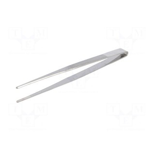 Tweezers | Tweezers len: 155mm | Blades: straight | Tipwidth: 3.5mm