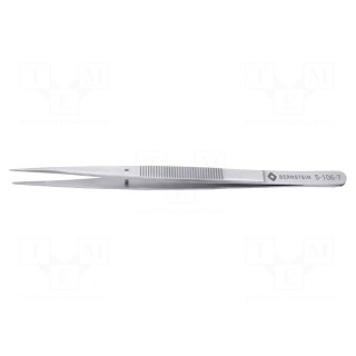 Tweezers | 155mm | Blade tip shape: flat,rounded | universal