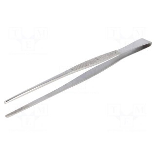 Tweezers | Tweezers len: 220mm | Blades: straight | Tipwidth: 3.5mm