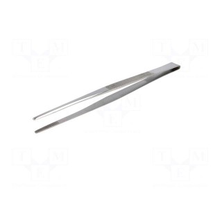 Tweezers | Tweezers len: 240mm | Blades: straight | Tipwidth: 3.5mm
