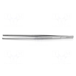 Tweezers | 300mm | Blade tip shape: rounded | universal