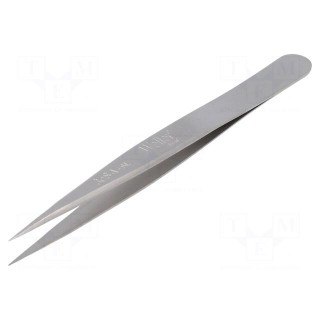 Tweezers | 110mm | for precision works | Blade tip shape: sharp