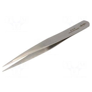Tweezers | 115mm | for precision works | Blades: straight