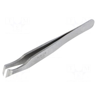 Tweezers | 115mm | for precision works | Blades: curved