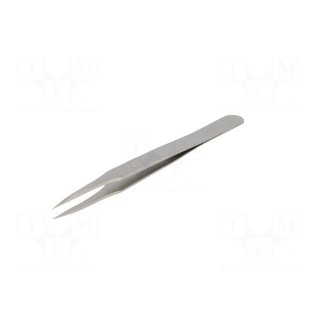 Tweezers | 115mm | for precision works | Blades: narrow | 15g