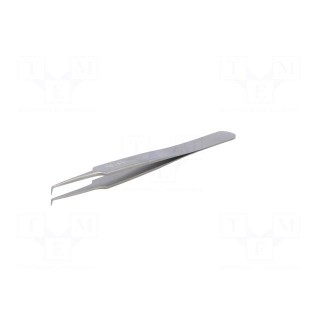 Tweezers | 115mm | for precision works | Blades: narrow,curved | 12g