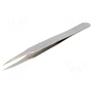 Tweezers | 115mm | for precision works | Blades: narrow | 15g