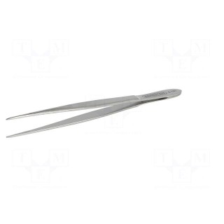 Tweezers | 120mm | for precision works | Blade tip shape: sharp