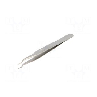 Tweezers | 120mm | for precision works | Blades: narrow,curved