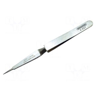 Tweezers | 120mm | for precision works | Blades: elongated | 13g
