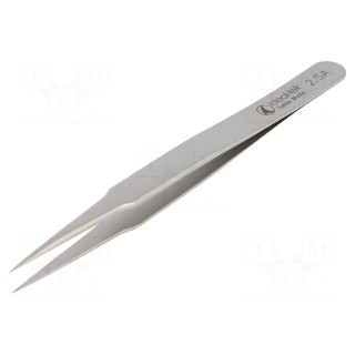 Tweezers | 120mm | for precision works | Blades: narrowed | max.925°C