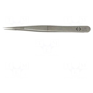 Tweezers | 120mm | for precision works | Type of tweezers: straight