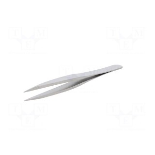 Tweezers | 123mm | for precision works | Blade tip shape: sharp