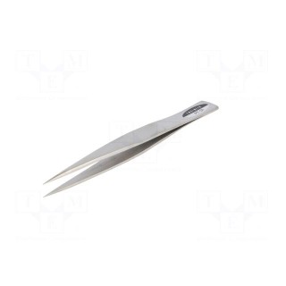 Tweezers | 125mm | Blades: narrowed | Blade tip shape: sharp