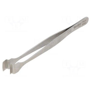 Tweezers | 125mm | for precision works | Blade tip shape: shovel