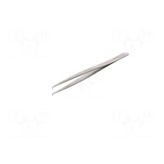 Tweezers | 140mm | for precision works | Blades: narrow,curved