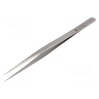 Tweezers | 140mm | for precision works | Blades: straight