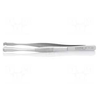 Tweezers | 145mm | for precision works | Type of tweezers: curved