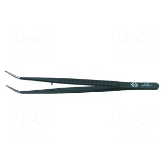 Tweezers | 150mm | for precision works | Blades: curved