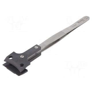 Tweezers | 150mm | for precision works | Blades: wide