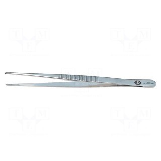 Tweezers | 155mm | for precision works | Type of tweezers: straight