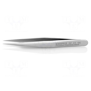 Tweezers | 70mm | for precision works | Blade tip shape: sharp