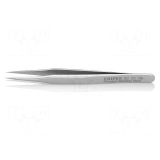 Tweezers | 80mm | for precision works | Blade tip shape: sharp