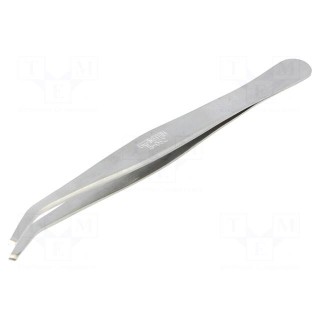 Tweezers | Tweezers len: 115mm | SMD | Tipwidth: 2mm | Blade: Ø0.8mm