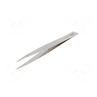 Tweezers | Tweezers len: 125mm | Blades: straight | Tipwidth: 0.9mm