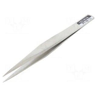 Tweezers | Tweezers len: 125mm | universal | Blade tip shape: sharp