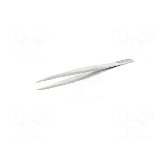 Tweezers | Tweezers len: 125mm | universal | Blade tip shape: sharp