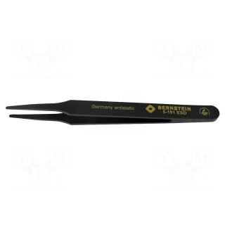 Tweezers | Blade tip shape: flat,rounded | Tweezers len: 120mm