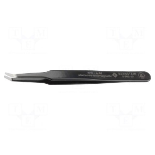 Tweezers | Blade tip shape: flat,rounded | Tweezers len: 125mm
