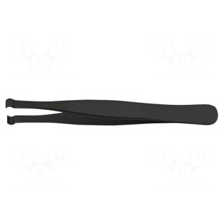 Tweezers | Blade tip shape: round | Tweezers len: 120mm | ESD