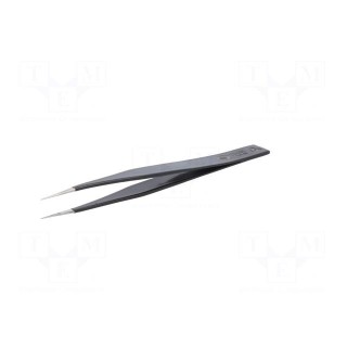 Tweezers | Blade tip shape: sharp | Tweezers len: 127mm | ESD