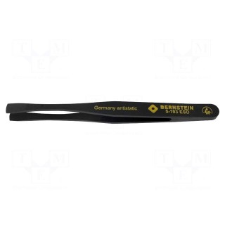 Tweezers | Blade tip shape: shovel | Tweezers len: 120mm | ESD
