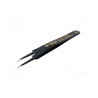 Tweezers | non-magnetic | Blade tip shape: bent | ESD