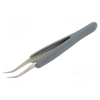 Tweezers | non-magnetic | Blade tip shape: sharp | Blades: curved