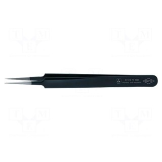 Tweezers | non-magnetic | Blade tip shape: sharp | Blades: narrow