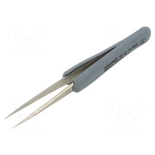 Tweezers | non-magnetic | Blade tip shape: sharp | ESD