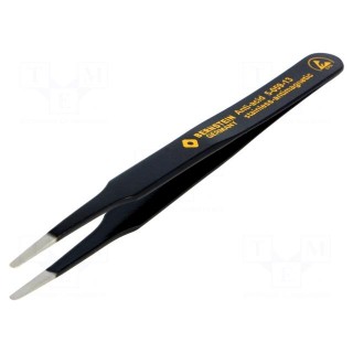 Tweezers | non-magnetic | Tipwidth: 2mm | Blade tip shape: rounded