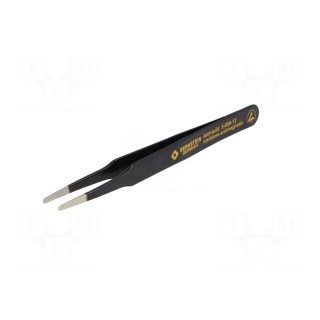 Tweezers | non-magnetic | Tipwidth: 2mm | Blade tip shape: rounded