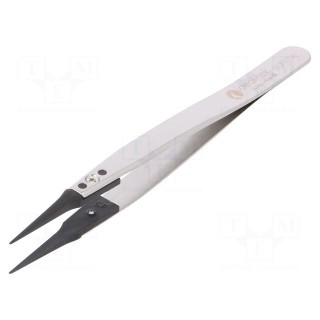Tweezers | strong construction,replaceable tips | Blades: narrow