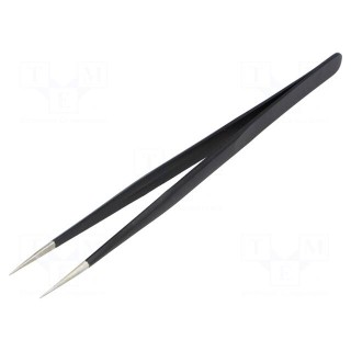 Tweezers | Tipwidth: 0.2mm | Blade tip shape: sharp | ESD | 18g