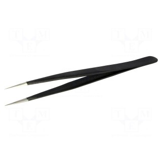 Tweezers | Tip width: 0.5mm | Blade tip shape: sharp | ESD