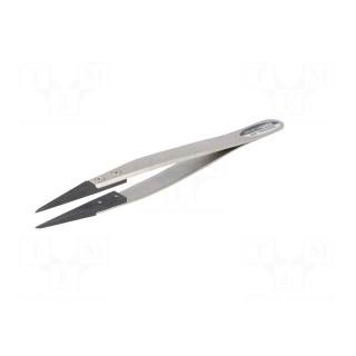 Tweezers | Tipwidth: 0.5mm | Blade tip shape: sharp | Blades: narrow
