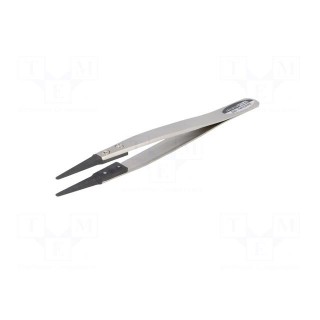 Tweezers | Tipwidth: 1.8mm | Blade tip shape: rounded | ESD | 16g